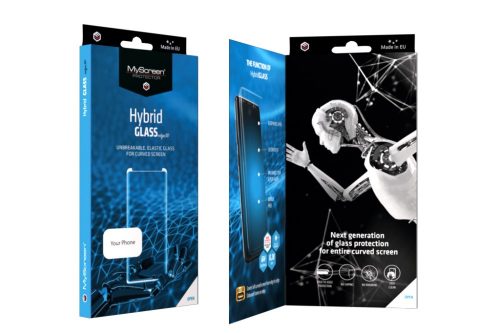 MyScreen Diamond HybridGlass Edge3D - Samsung N970 Galaxy Note 10 teljes képernyős kijelzővédő fólia fekete (8H)