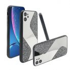 Mirallo tok - Apple iPhone 13 Mini (5.4) fekete csillogó tok