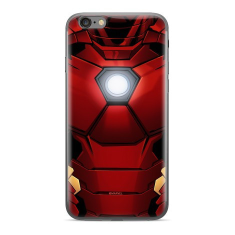 Marvel szilikon tok - Iron Man 020 Apple iPhone X / XS piros (MPCIMAN6645)