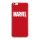 Marvel szilikon tok - Marvel 002 Apple iPhone 6 / 6S (4.7) piros (MVPC1021)