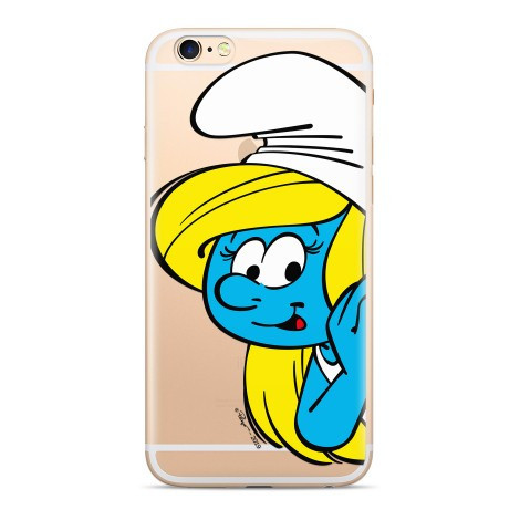 Hupikék törpikék szilikon tok - Smerfy 004 Samsung A405 Galaxy A40 (2019) átlátszó (PPCSMURFS1910)