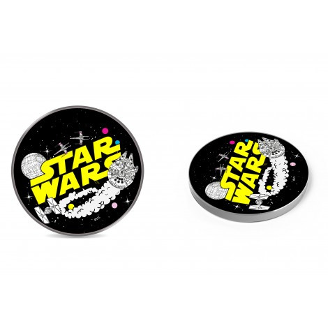 Star Wars vezeték nélküli töltő - Star Wars 006 micro USB adatkábel 1m 9V/1.1A 5V/1A fekete (SWCHWSW006) 10W