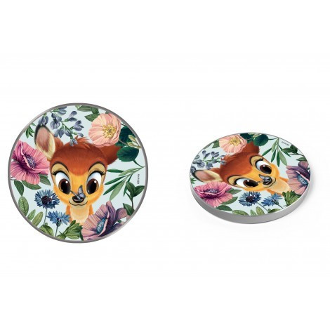 Disney vezeték nélküli töltő - Bambi 001 micro USB adatkábel 1m 9V/1.1A 5V/1A (DCHWBAM001) 10W