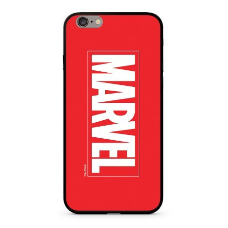 Marvel prémium szilikon tok edzett üveg hátlappal - Marvel 005 Huawei P40 Pro piros (MPCMV2227)