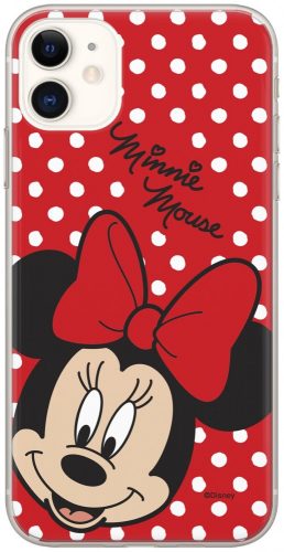 Disney szilikon tok - Minnie 008 Apple iPhone 12 Pro Max 2020 (6.7) piros (DPCMIN39302)