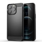 Xiaomi Poco C40 Carbon vékony szilikon tok fekete