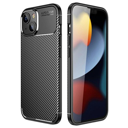 Carbon Armor Xiaomi Redmi 9A / AT ütésálló szilikon tok fekete