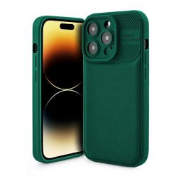   Cross Case - Samsung A336 Galaxy A33 5G zöld kameravédős szilikon tok