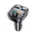 Forever TR-370 FM Transmitter és autós töltő USB Type-A 12W, USB Type-C 30W