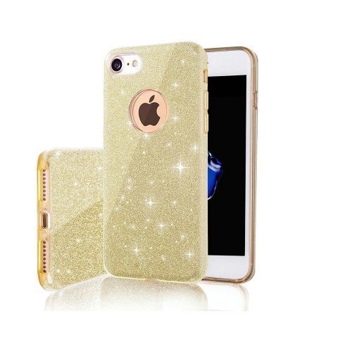 Glitter (3in1) - Apple iPhone 16 Pro Max (6.9) arany szilikon tok