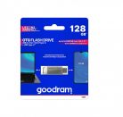 Goodram 128GB (USB-A 3.2, Type-C) ezüst pendrive Artisjus matricával - ODA3-12840S0R11