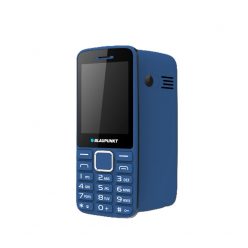   Blaupunkt FM03 mobiltelefon, kártyafüggetlen, Dual SIM, kék