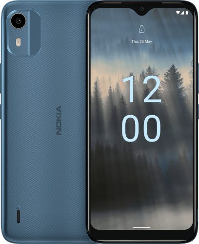 Nokia C12 2GB/64GB Dual SIM kártyafüggetlen érintős mobiltelefon, Cyan