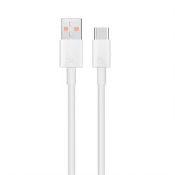   Xiaomi fehér gyári USB - Type-C gyorstöltő adatkábel 1m 6A