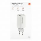 BLISZTERES Xiaomi BHR4499GL gyári hálózati fehér GaN töltőfej 5A 65W