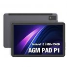 AGM PAD P1 4G ütés- és vízálló 8+256GB IP68 Tablet, kártyafüggetlen, Dual Sim, fekete