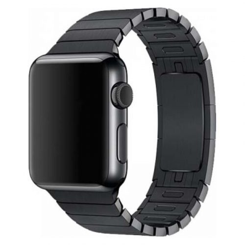 Devia Elegant Apple Watch 41mm/ 40mm/ 38mm óraszíj fekete