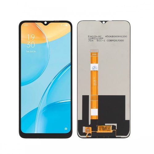 Oppo A15 fekete LCD kijelző érintővel