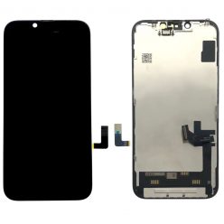   Apple iPhone 14 (6.1) (A2882) (SOFT OLED) fekete LCD kijelző érintővel