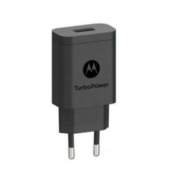   Motorola SC-52 TurboPower fekete gyári hálózati töltő USB-A 3A csatlakozóval 18W