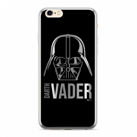 Star Wars szilikon tok - Darth Vader 010 Samsung A750 Galaxy A7 (2018) ezüst Luxury Chrome (SWPCVAD3014)