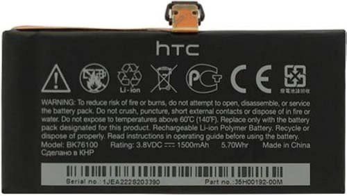 HTC BK76100 gyári bontott új állapotú akkumulátor Li-Ion 1500mAh