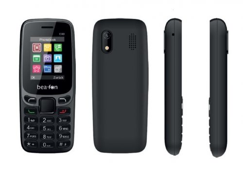 Beafon C80 kártyafüggetlen Dual Sim  2G mobiltelefon fekete