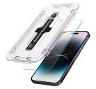 Phoner Apple iPhone 16 Plus Master Clear Tempered Glass kijelzővédő fólia felhelyező kerettel