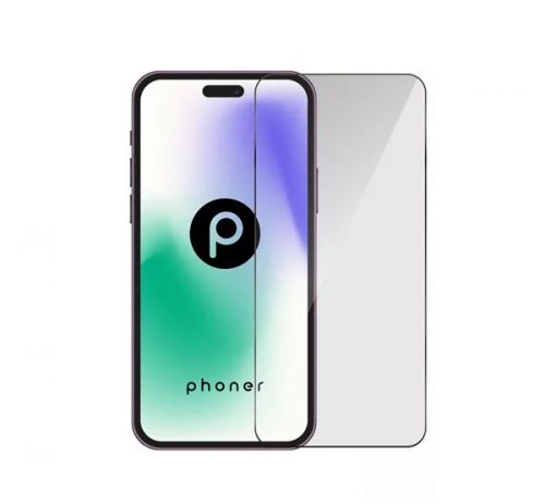 Phoner Apple iPhone 16 Pro Master Clear Tempered Glass kijelzővédő fólia felhelyező kerettel