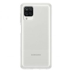   Samsung Galaxy A12 / A12 Nacho Soft Clear Cover gyári tok, átlátszó (EF-QA125TTEGEU) 