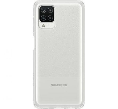 Samsung Galaxy A12 / A12 Nacho Soft Clear Cover gyári tok, átlátszó (EF-QA125TTEGEU) 