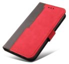 Apple Wooze Colour Wallet iPhone 16 Plus oldalra nyíló tok, stand, kártyatartóval, kézpánttal, piros