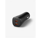 Spigen ArcStation Essential autós töltő, 50W, fekete EV502