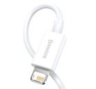 Baseus Superior USB-A - Lightning kábel, 1m, fehér