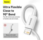 Baseus Superior USB-A - Lightning kábel, 1m, fehér