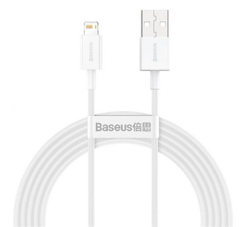 Baseus Superior USB-A - Lightning kábel, 2,4A, 2m, fehér