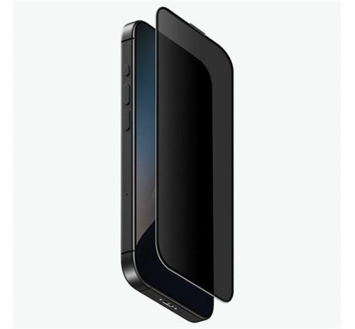 Uniq Optix Privacy iPhone 16 tempered glass kijelzővédő fólia