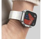 Forcell F-Design FA04 Apple Watch 42/44/45/49mm márvány mintás szíj, fehér