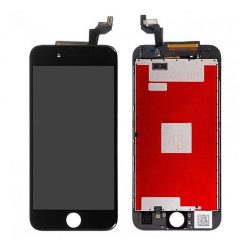   Apple iPhone 6S kompatibilis LCD kijelző érintőpanellel, OEM jellegű, fekete, Grade R