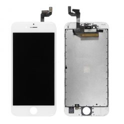   Apple iPhone 6S kompatibilis LCD kijelző érintőpanellel, OEM jellegű, fehér, Grade S+