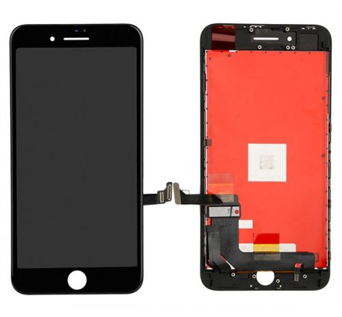 Apple iPhone 8 Plus kompatibilis LCD kijelző érintőpanellel, OEM jellegű, fekete, Grade R