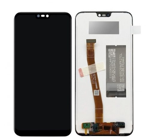 Huawei P20 Lite kompatibilis LCD modul, OEM jellegű, fekete, Grade S+