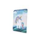 Greengo univerzális tablet tok 7-8 colos Unicorn mintás