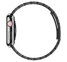 Spigen Modern Fit Apple Watch 45/44/42mm fém szíj, fekete