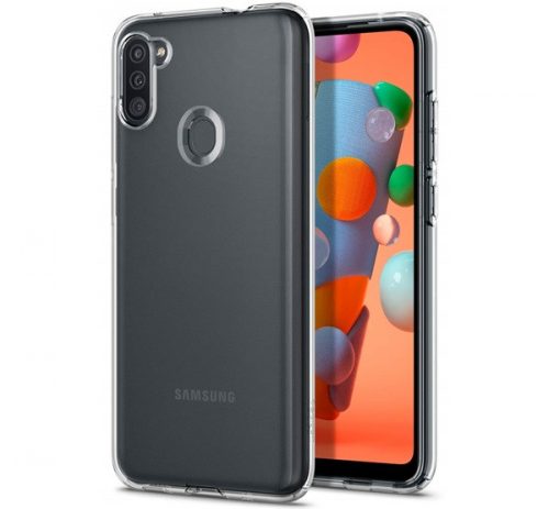 Spigen Liquid Crystal Samsung Galaxy A11 tok, Crystal Clear, átlátszó