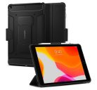 Spigen Rugged Armor Pro Apple iPad 10.2" (2021/2020/2019) oldalra nyíló tok, fekete