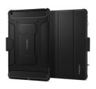 Spigen Rugged Armor Pro Apple iPad 10.2" (2021/2020/2019) oldalra nyíló tok, fekete