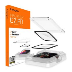   Spigen Pro Flex EZ Fit Apple Watch S4/S5/S6/SE 40mm tempered kijelzővédő fólia felhelyező kerettel (2db)