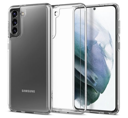 Spigen Crystal Hybrid Samsung G996 Galaxy S21+ tok, Crystal Clear, átlátszó