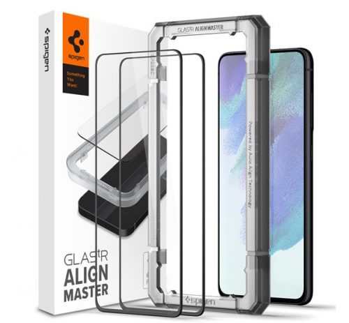 Spigen AlignMaster Samsung Galaxy S21 FE 5G Tempered kijelzővédő fólia (2db)